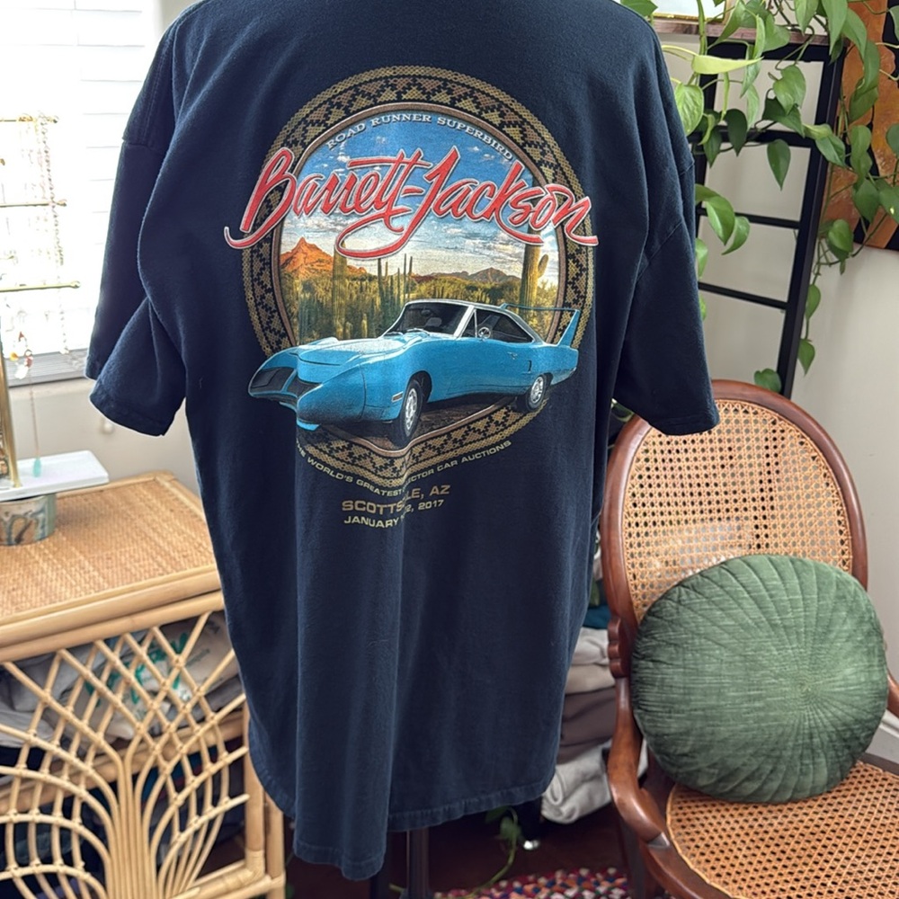 Barrett Jackson Scottsdale 2017 Road Runner Superbird Navy T-Shirt